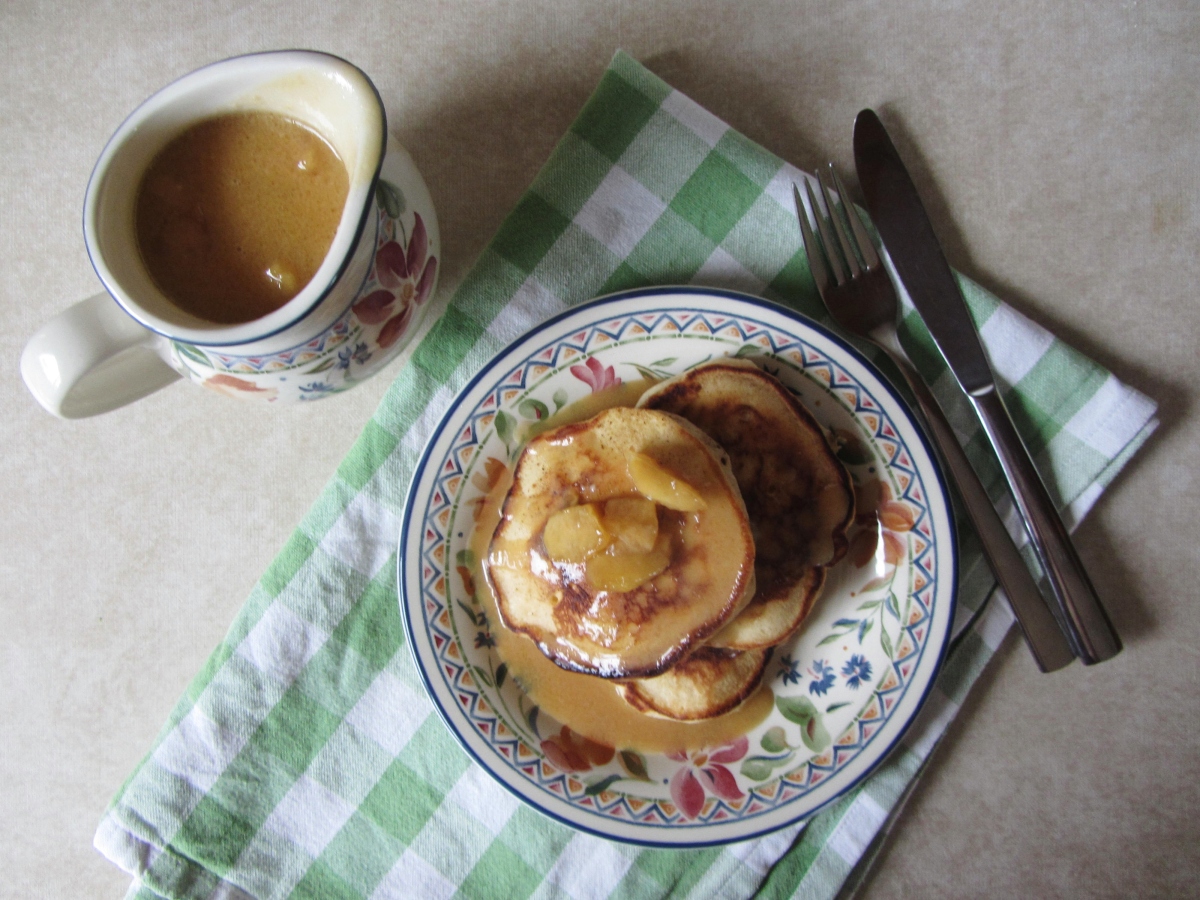 Scotch Pancakes with Butterscotch Apples – Bryony&amp;#39;s Kitchen
